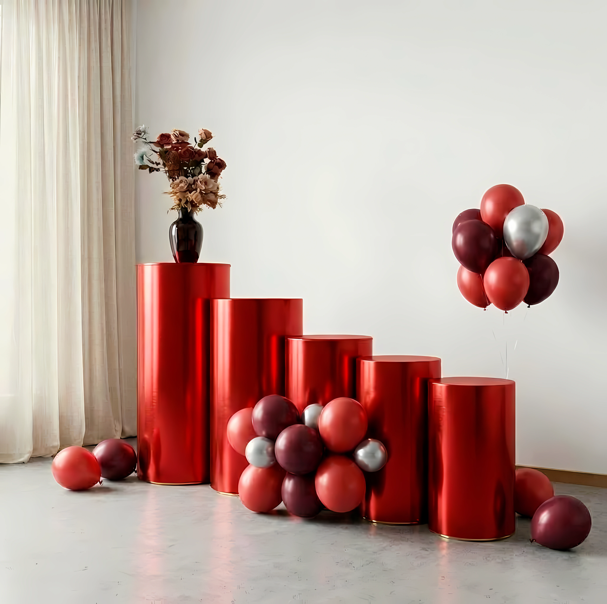 Cilindros para decoración de eventos