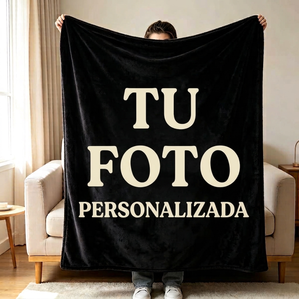 Manta personalizada con fotografía